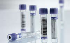 Vacuette® Venous Blood Collection Tube, 4 mL, 13 x 75 mm, Lavender / Black Ring Closure