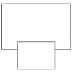 Table Cover 73-3/4 W X 110 L Inch / Skirt:60 X 44 Inch For Overhead Table