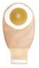 Esteem® + One-Piece Opaque Filtered Ostomy Pouch, 12-Inch Length, 7/8 Inch Stoma